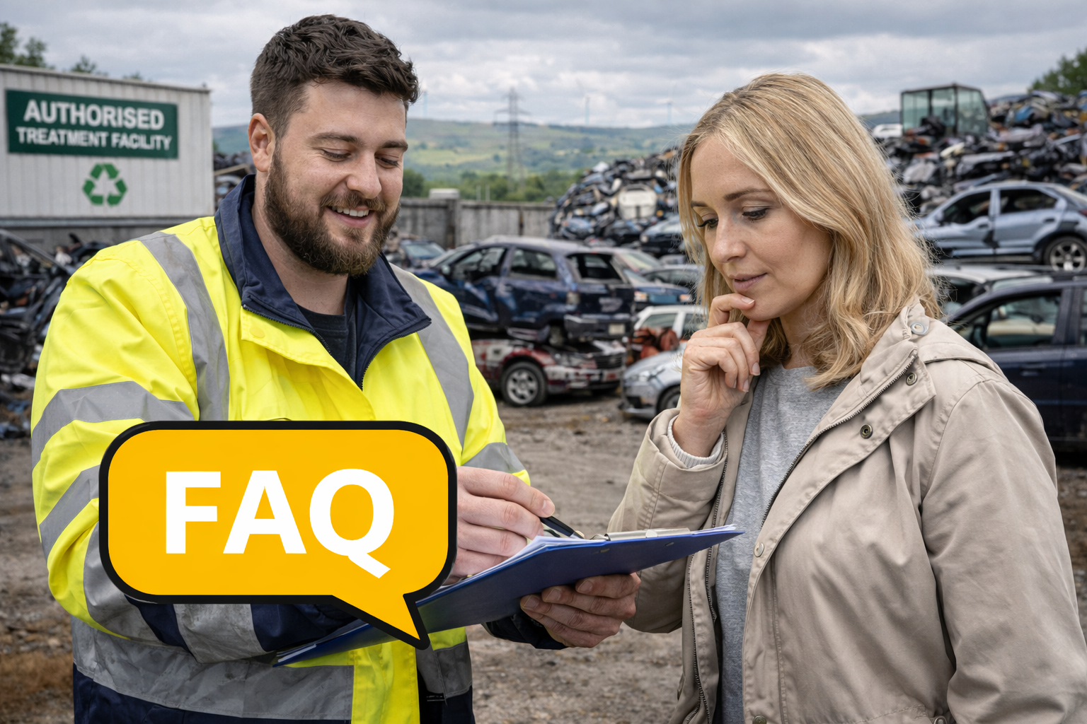 Scrap car FAQs and advice in Hazel Grove